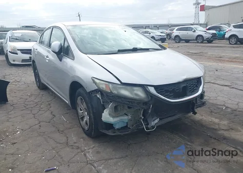 2013 Honda Civic Lx из США, поврежденный, VIN 19XFB2F50DE240164